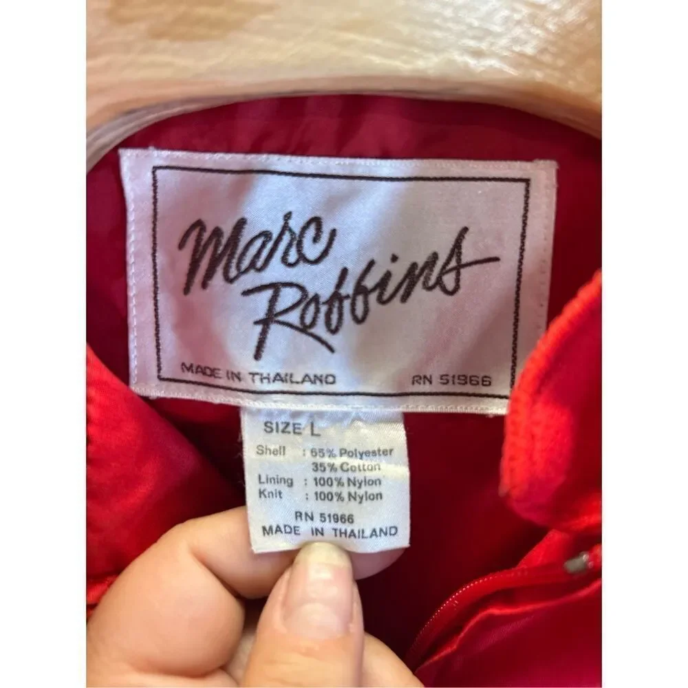 Marc Robbins Large (L) Red Racer Vintage Jacket